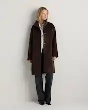 Alpaca-Wool Stand Collar Coat | Quince