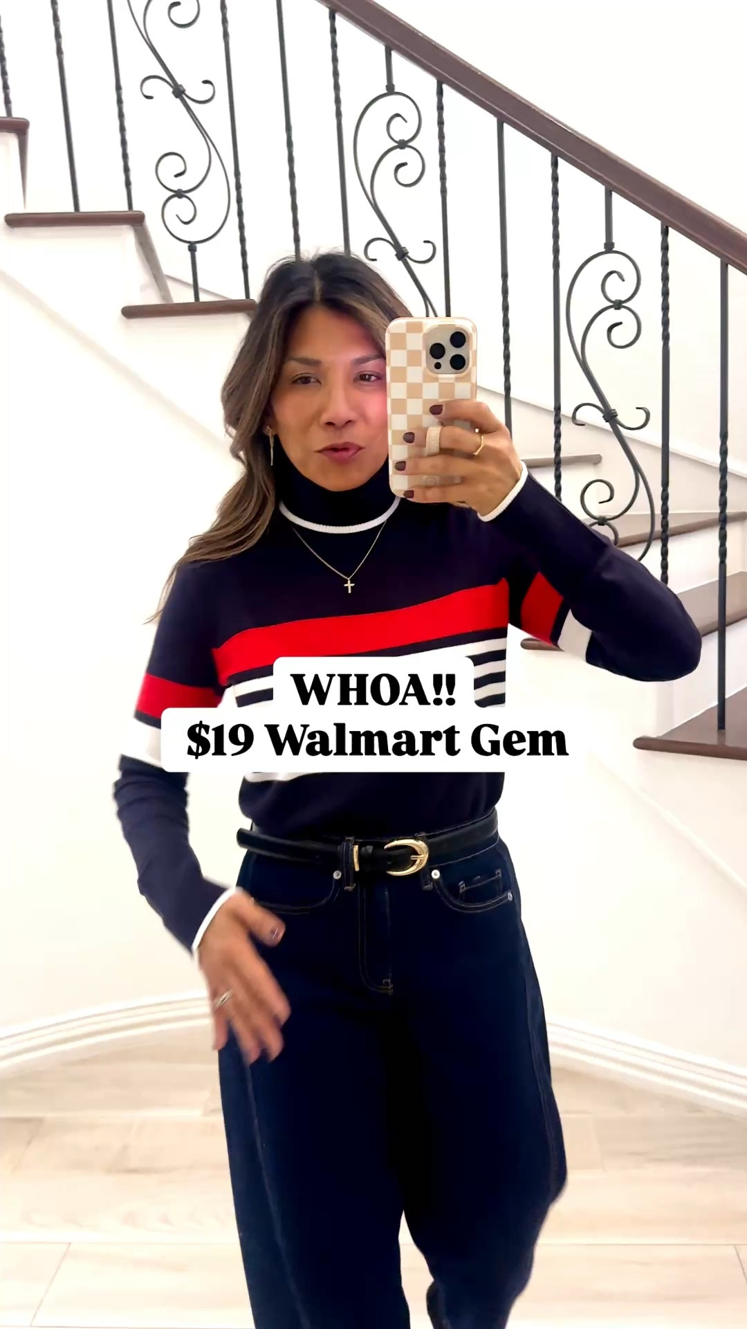 I’m 5’2” 118#ish for reference 

Striped Turtleneck in small.
Barrel jeans I sized down to 0.
Boots tts.
Holiday sweater, fall outfits,fashion over 40, over 50 style, midlife fashion, petite fashion,midlife fashion, affordable fashion, fashion over40, Walmart finds 


#LTKSeasonal #LTKOver40 #LTKHoliday

#LTKFindsUnder50 #LTKSeasonal #LTKHoliday