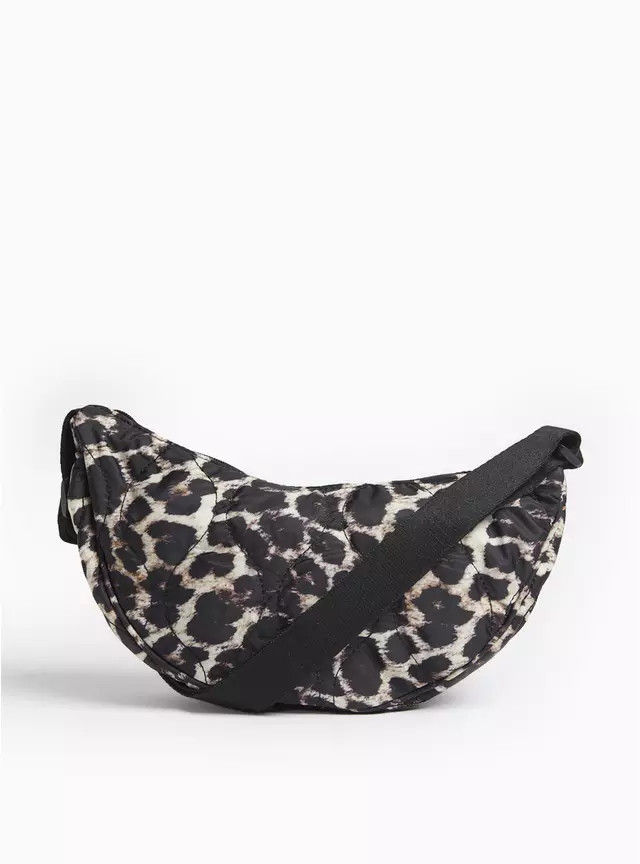 Buy Leopard Print Half Moon Bag One Size | Bags | Tu | Tu Clothing