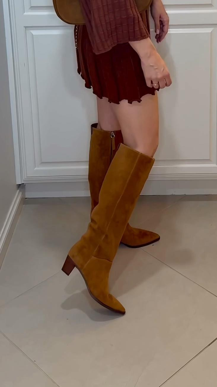 Matching set 
Sweater + skirt
Chloe bag
Sandal
Suede boots
Fall Outfit 


#LTKStyleTip #LTKShoeCrush #LTKItBag #LTKSeasonal