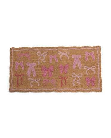 20x40 Scallop Bow Coir Doormat | TJ Maxx