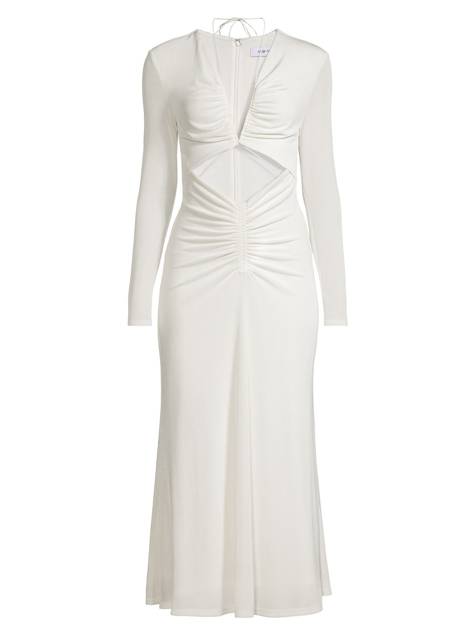 Women's Kerry Jersey Midi-Dress - Ivory - Size 6 | Saks Fifth Avenue