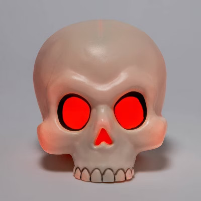 Light Up Color Changing Medium Skull Halloween Decorative Prop - Hyde & EEK! Boutique™ | Target