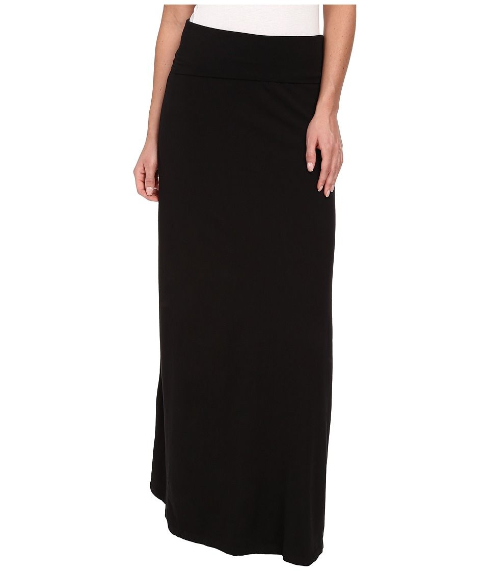 Splendid Modal Maxi Skirt (Black) Women's Skirt | Zappos