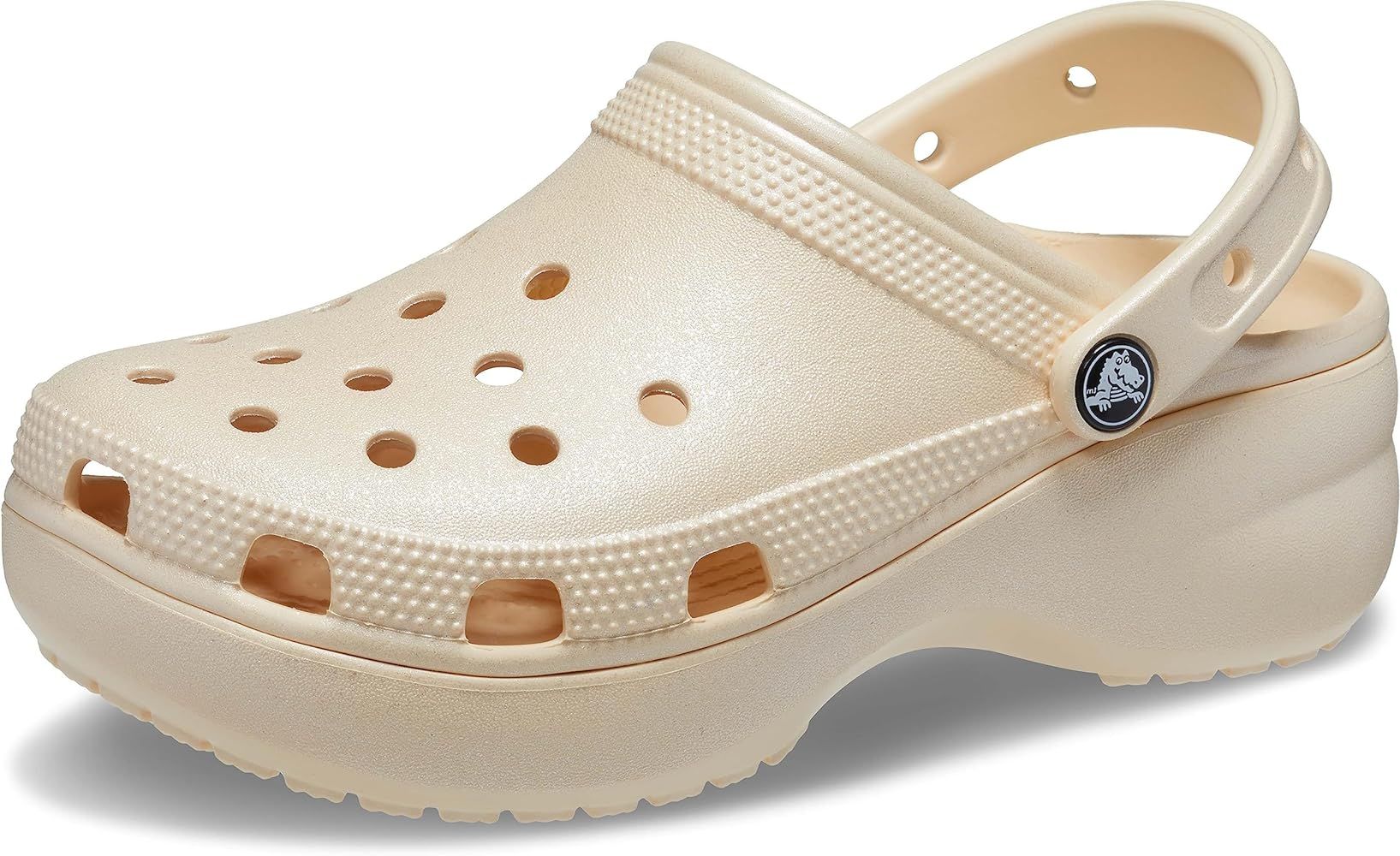 Crocs Women's Classic Platform Glitter Clog | Amazon (US)