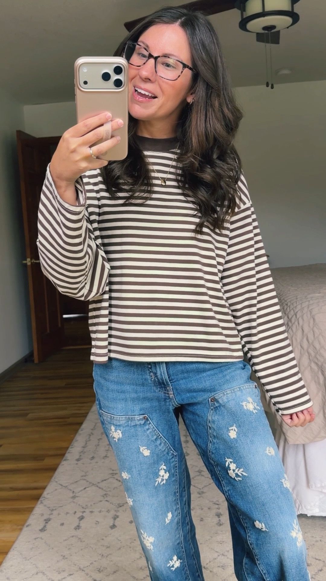 A new haircut has me feeling sooo good 💇🏽‍♀️

Xs in my striped top, 0 petite in my embroidered jeans and xs petite in my jacket (mine is 13 years old-linked this year’s version). My Birkenstock sandals are size 36. 

#LTKBeauty #LTKootd #LTKPetite