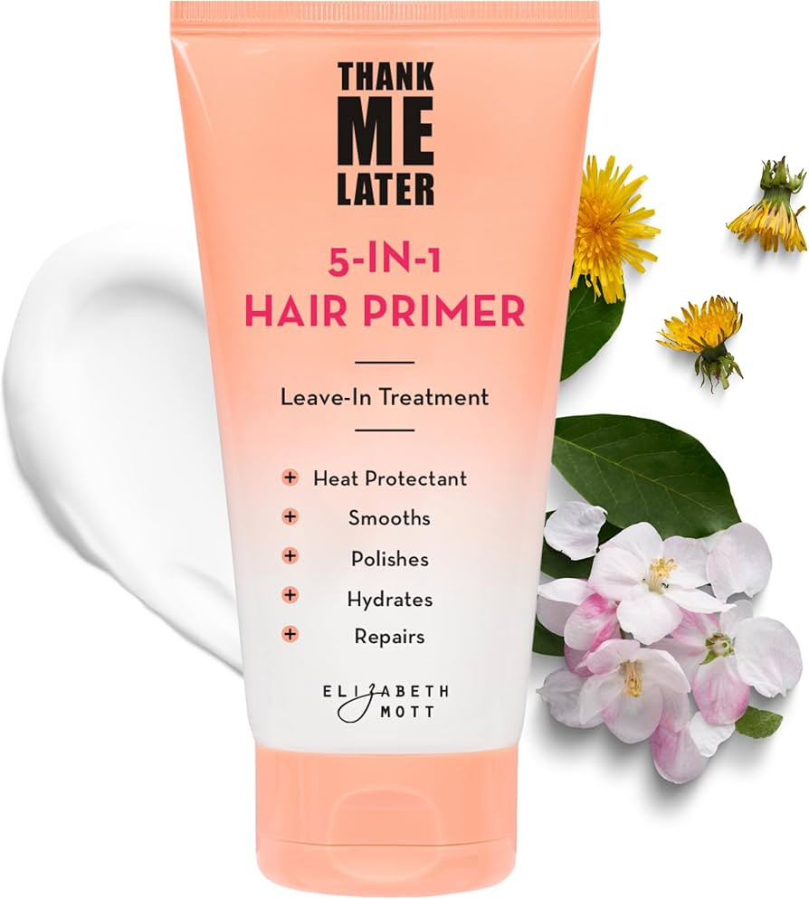 Elizabeth Mott Thank Me Later 5-in-1 Hair Primer - Leave-In Treatment Conditioning, Strengthening... | Amazon (US)