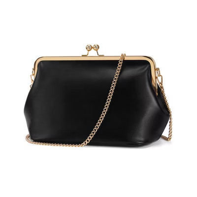 Women's Kiss Lock Crossbody Bag PU Medium Handbags Kiss Clasp Crossbody Shoulder Bags | Target