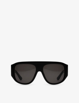 Biscotto Aviator-Frame Acetate Sunglasses | Selfridges