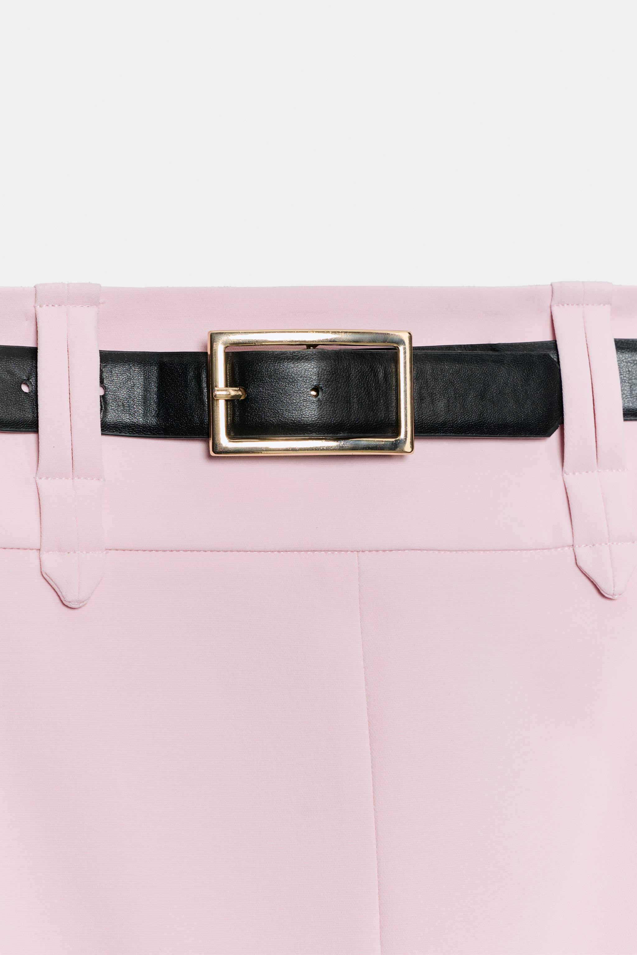 BELTED PENCIL MIDI SKIRT | Zara US