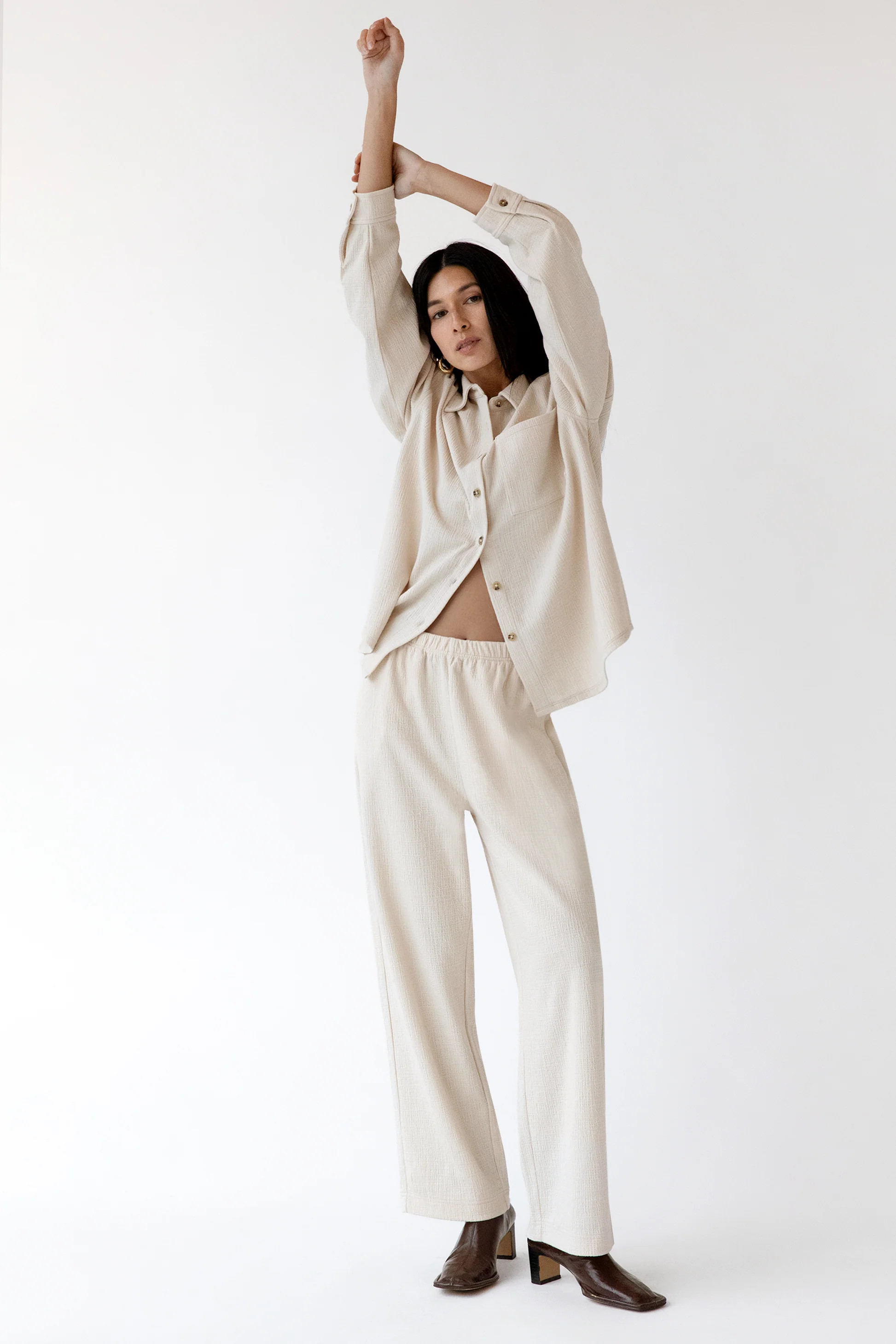 ELASTIC WAIST PANT | OAK + FORT