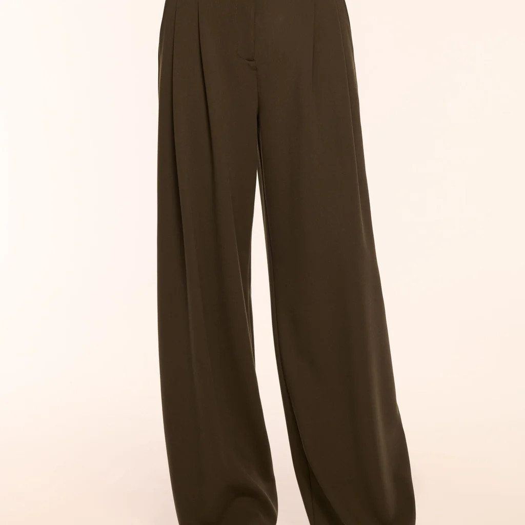 Leslie Pleated Wide Leg Pant | Ramy Brook