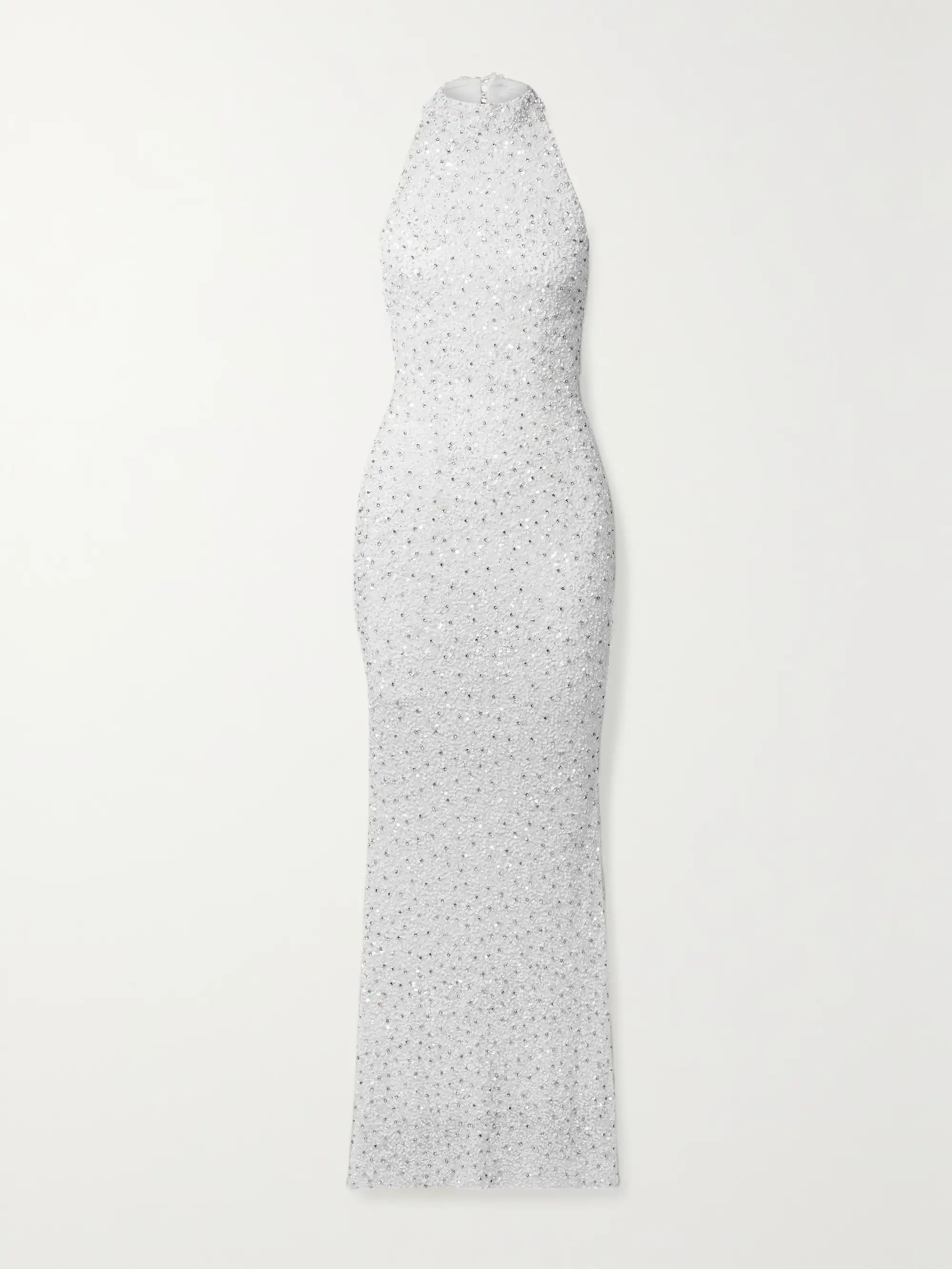 Olivia embellished tulle halterneck gown | NET-A-PORTER (US)