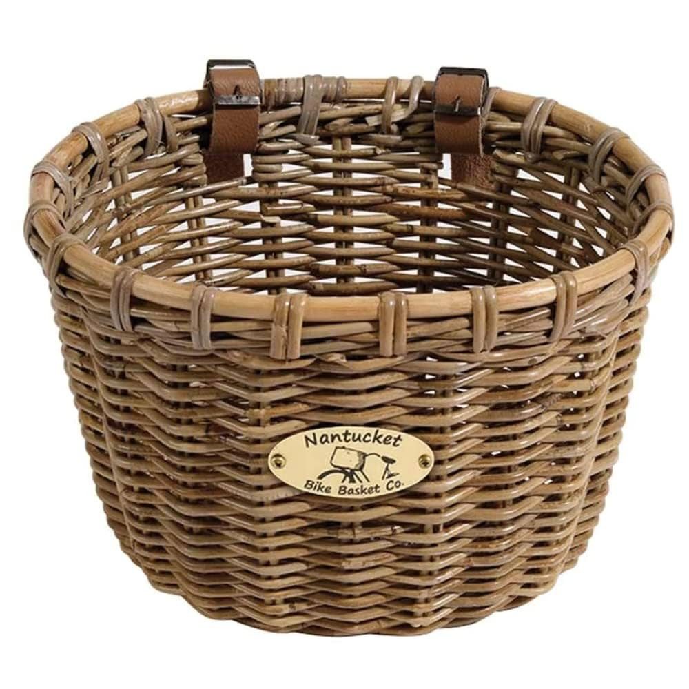 Nantucket Bike Basket Co Tuckernuck Collection Bike Basket (Dark Honey, Adult) | Amazon (US)