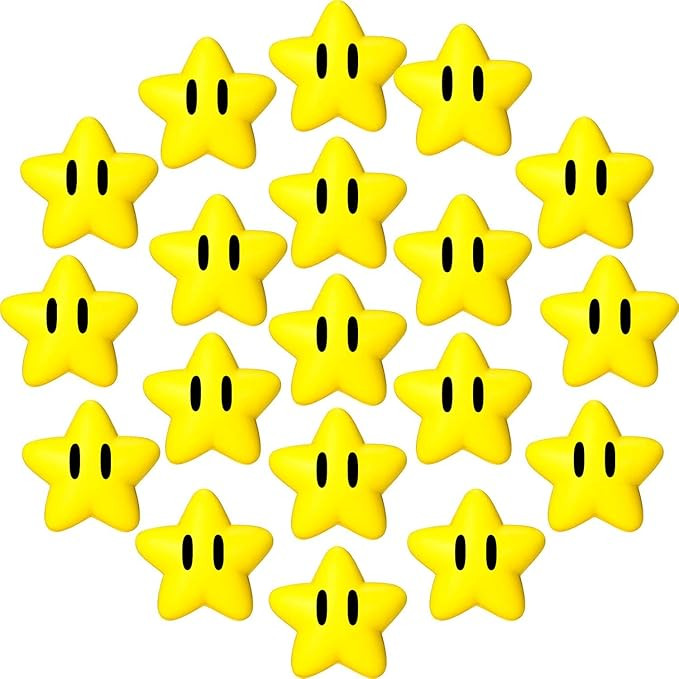 Mini Star Stress Ball for Video Game Birthday Decoration Party Favors Classroom Exchange Gifts Cl... | Amazon (US)