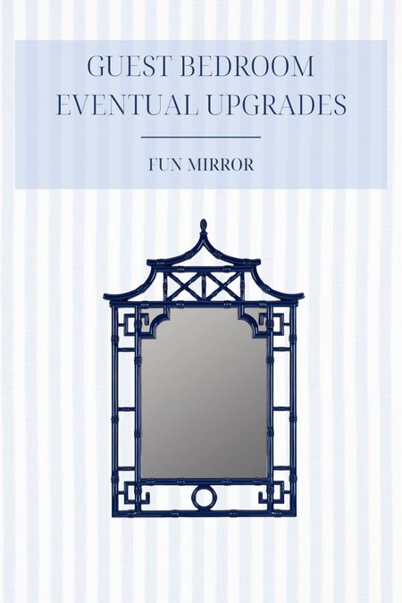 This navy pagoda mirror could be a really fun upgrade to above our dresser in our guest bedroom. Urban Garden Prints also has great art options that I could look at too!

#LTKHome