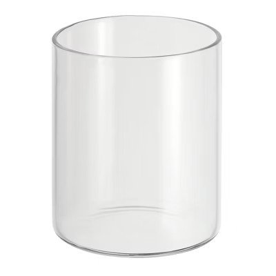 Unique Bargains High Borosilicate Glass Wear Resistant Clear Cylinder Vase 3.1"x2.6" | Target