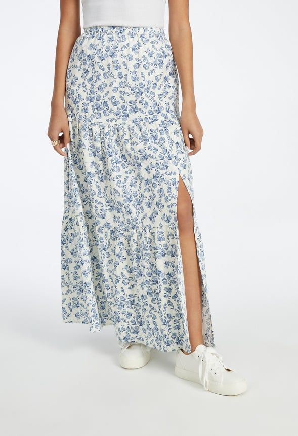 Tiered Maxi Skirt | JustFab