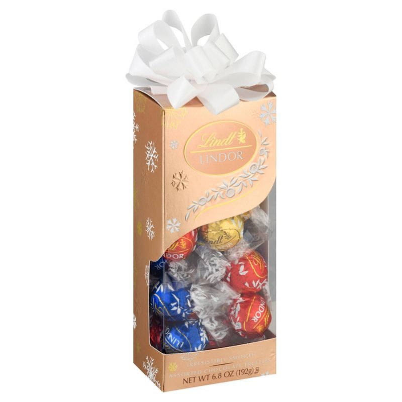 Lindor Holiday Traditions Assorted Chocolate Gift Box - 6.8oz | Target