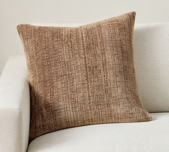 Textured Chenille Pillow | Pottery Barn (US)