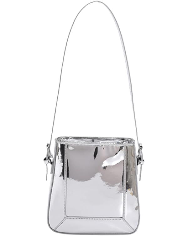 Evening Bag Women Hobo Bag Clutch Y2k Sparkly Silver Purse Tote Handbag Bucket Bag Cute Party Bag... | Amazon (US)