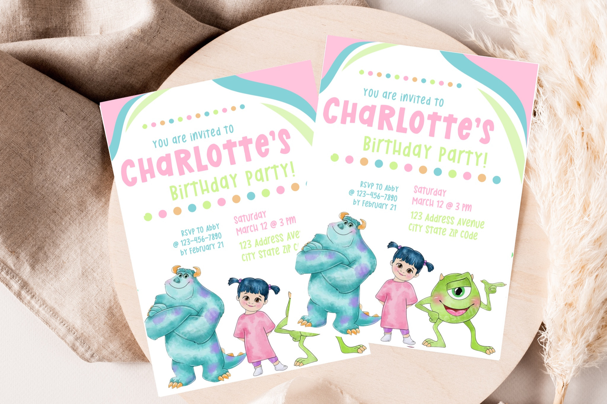 Monsters inc birthday party invitations!

#LTKSaleAlert #LTKParties #LTKKids