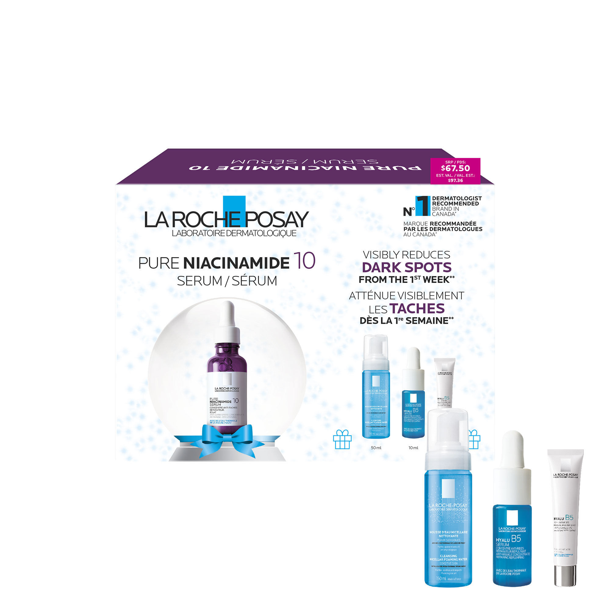 PURE NIACINAMIDE 10 SERUM HOLIDAY KIT | La Roche-Posay Canada 