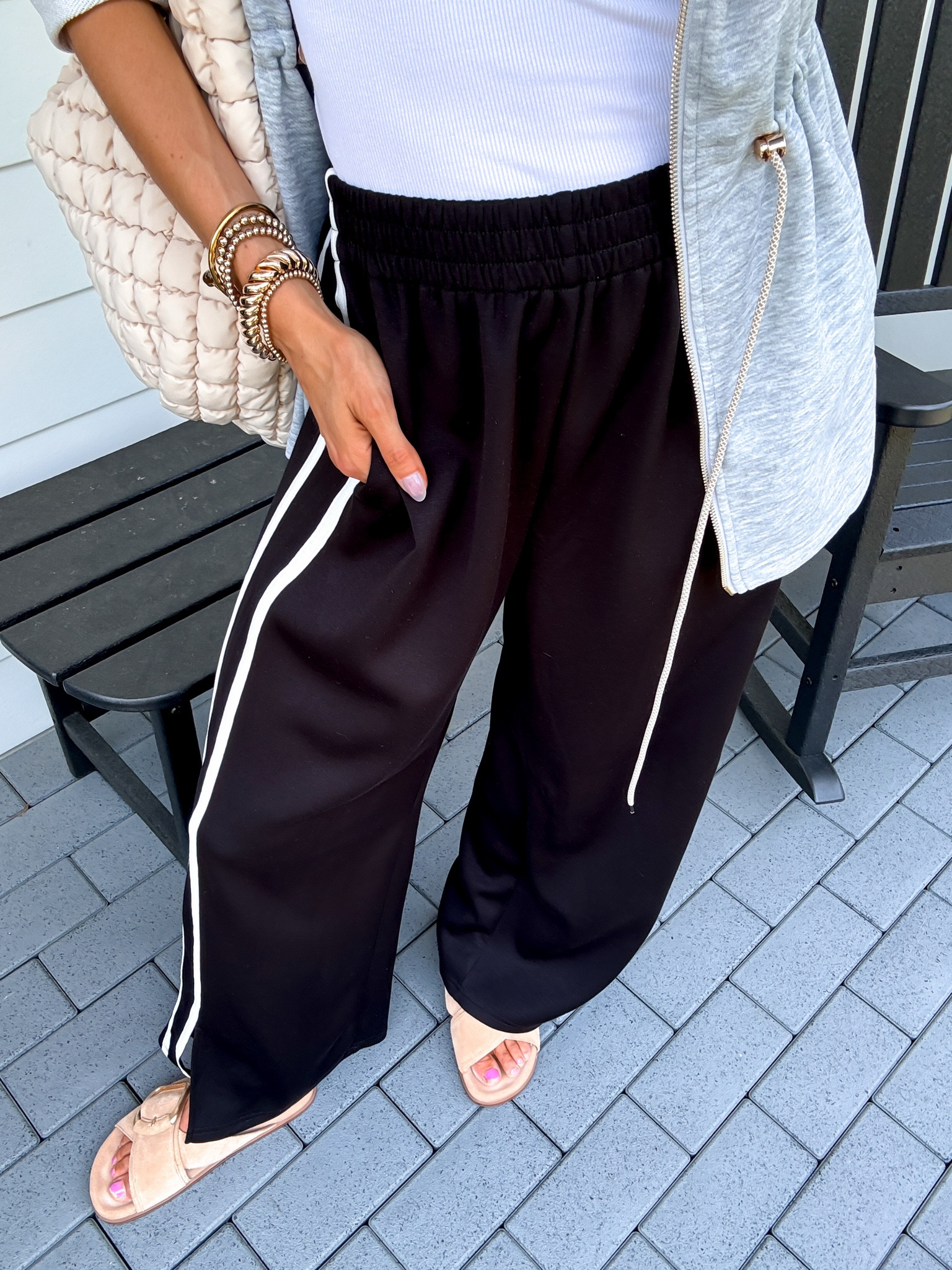 Wearing a small jacket and buttery pants. Fits true to size

#LTKdayinmylife #LTKfitnessgoals #LTKootd