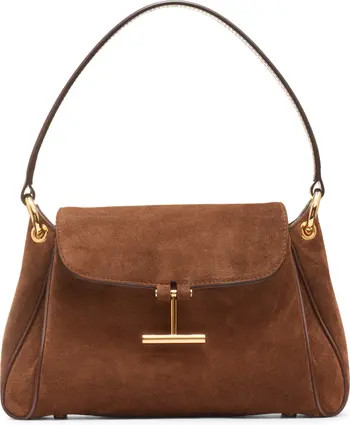TOM FORD Small Tara Suede Shoulder Bag | Nordstrom | Nordstrom