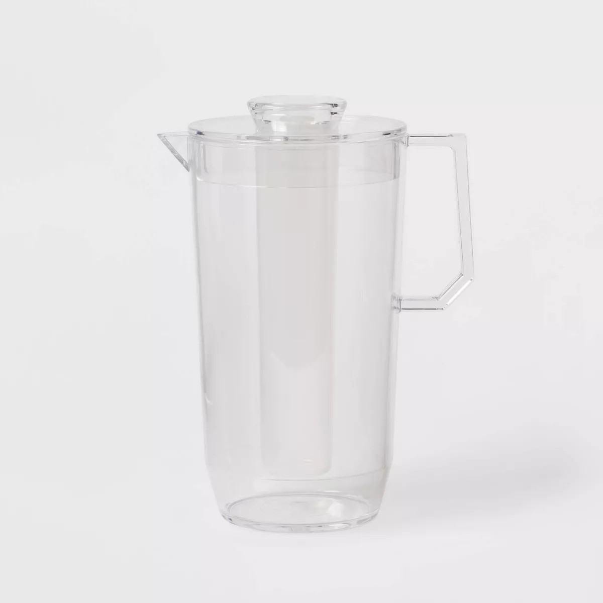 2.4L Plastic Pitcher - Room Essentials™: Clear Drink Server, Dishwasher-Safe, Cold Beverages, 9... | Target