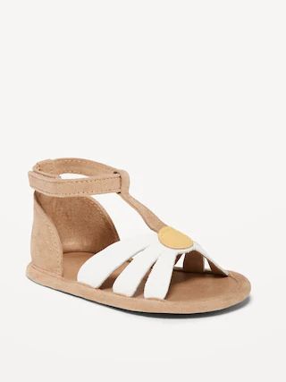 Faux-Suede Strappy Daisy Sandals for Baby | Old Navy (US)