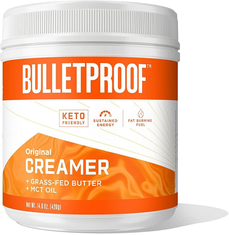 Bulletproof Original Creamer, 14.8 Ounces, Keto Coffee Creamer with MCT Oil and Grass-Fed Butter,... | Amazon (US)