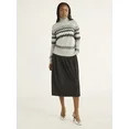 Free Assembly Women’s Fair Isle Turtleneck Sweater, Midweight, Sizes XS-XXXL | Walmart (US)