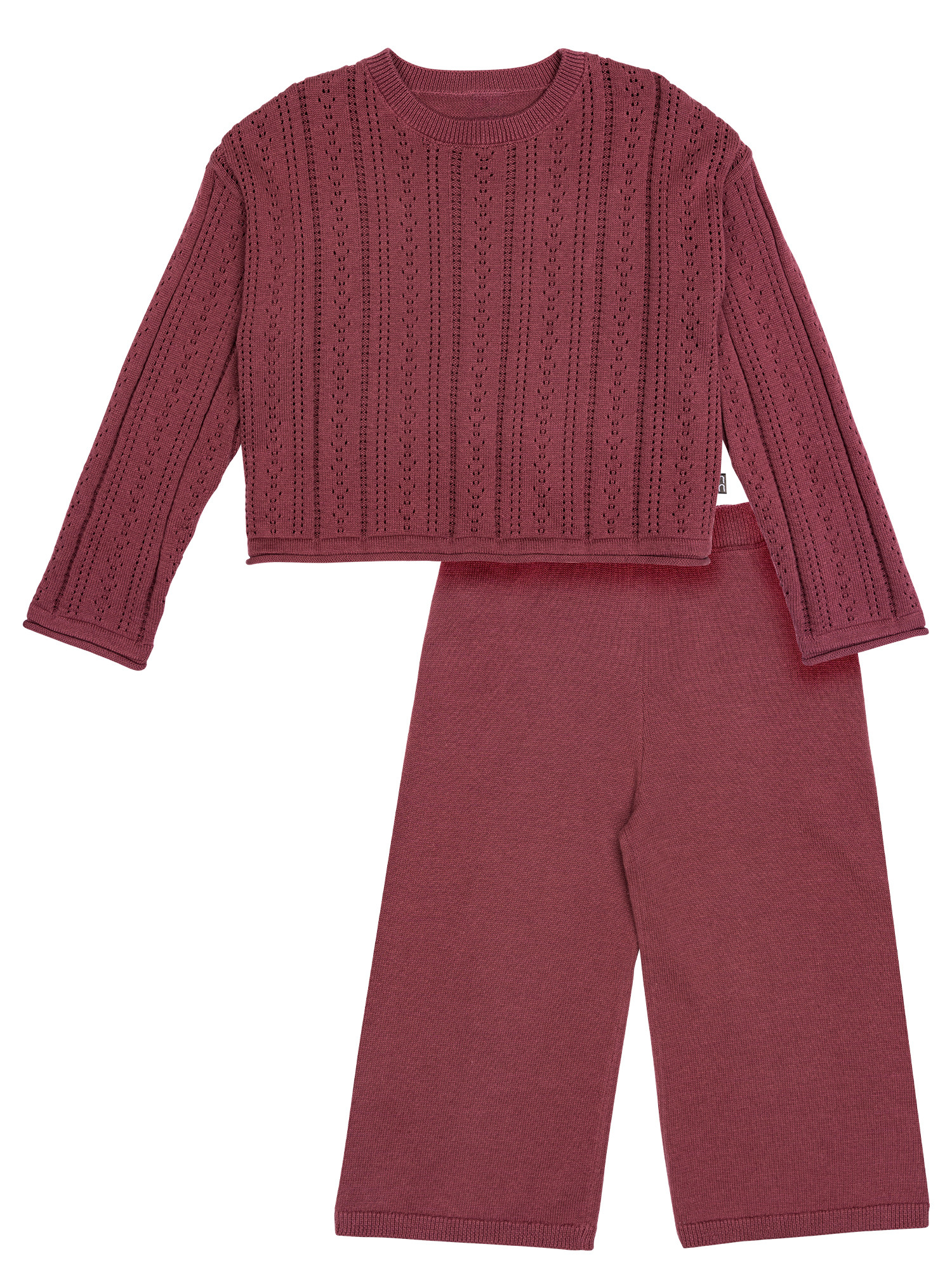 Modern Moments by Gerber Toddler Girl Pointelle Sweater and Pant Set, 2-Piece, Sizes 12 Months - ... | Walmart (US)