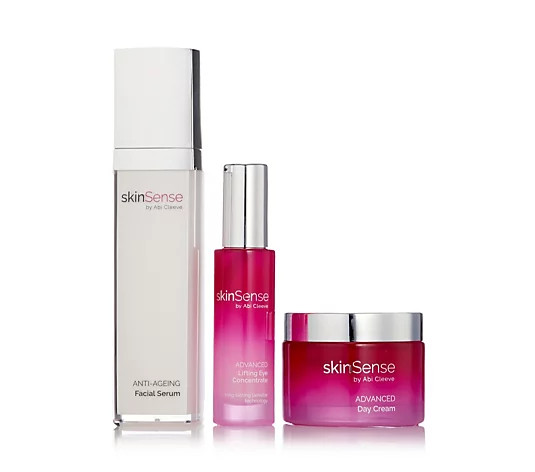 Skinsense 3 Piece Supersize Advanced Anti-Ageing Collection - QVC UK | QVC UK