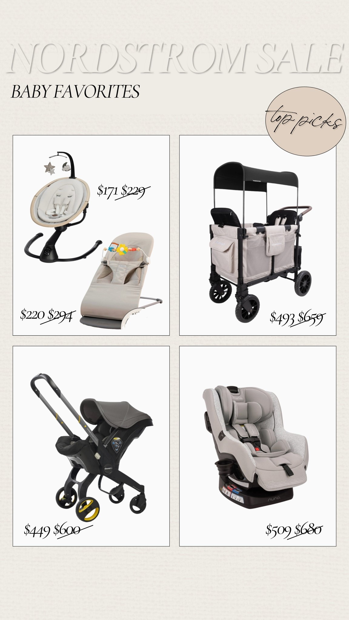 the nordstrom anniversary sale is here! I rounded up some of my baby favorites & these are on major sale. 

nordstrom anniversary sale, baby finds, baby favorites, bouncer, doona car seat

#LTKFindsUnder50 #LTKBaby #LTKSaleAlert