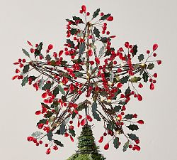 Rustic Red Tree Topper | Pottery Barn (US)