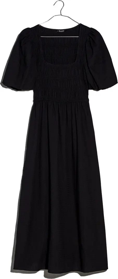 Lucie Puff-Sleeve Midi Dress | Nordstrom