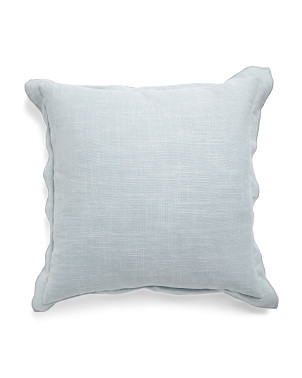 Made In Usa 22x22 Linen Blend Overfilled Double Flange Pillow | Home | Marshalls | Marshalls