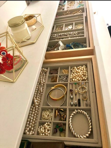The perfect gift for any jewelry lover. Stackers can be assembled to be stacked as a jewelry box or tray inserts inside drawers. They come in gorgeous color options and are the quintessential organizer to keep your jewelry contained, visible and keep from getting tangled.

#LTKunder50 #LTKhome #LTKstyletip