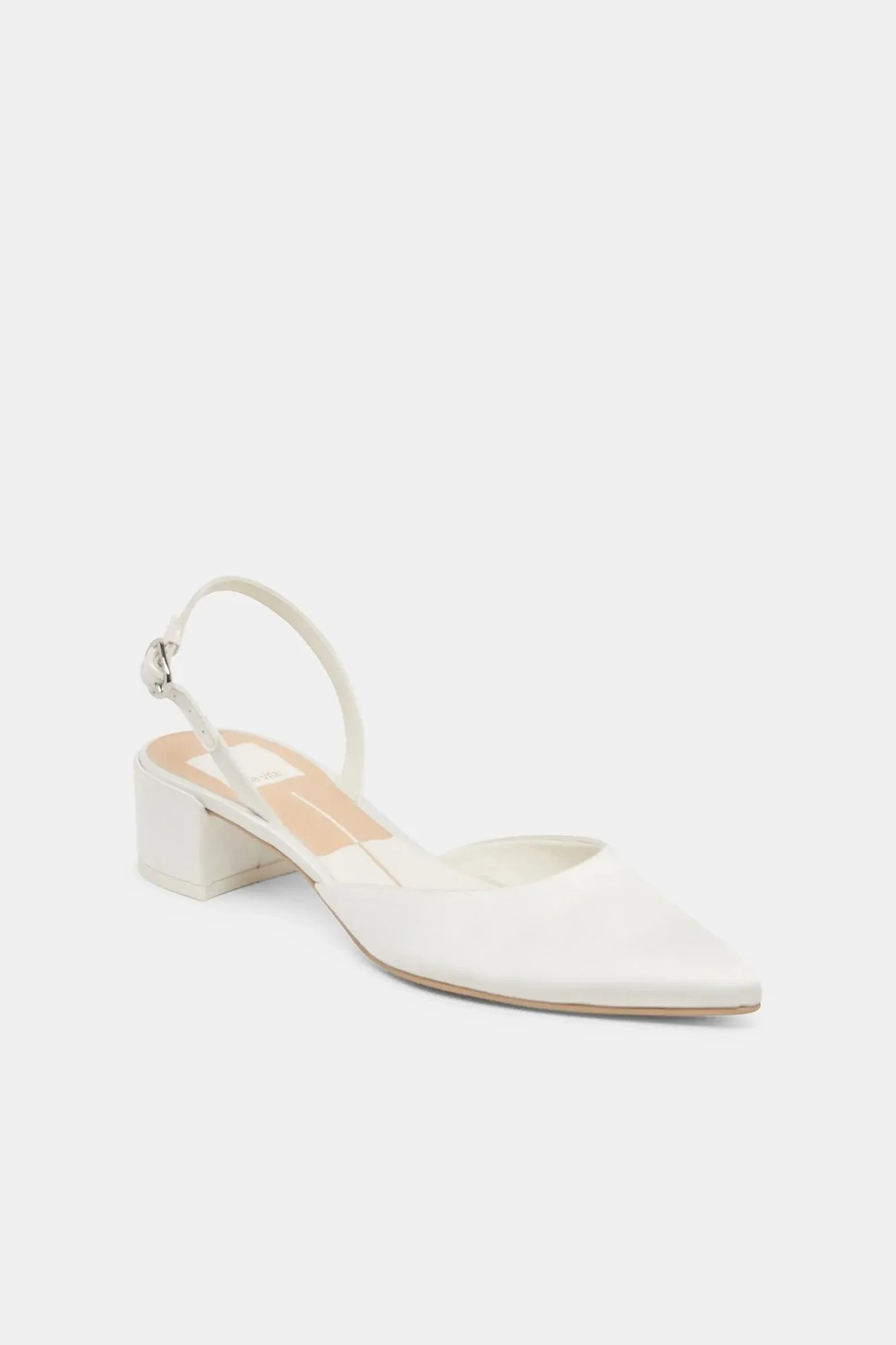 Carel Heels True White Satin | Hello Molly (US)