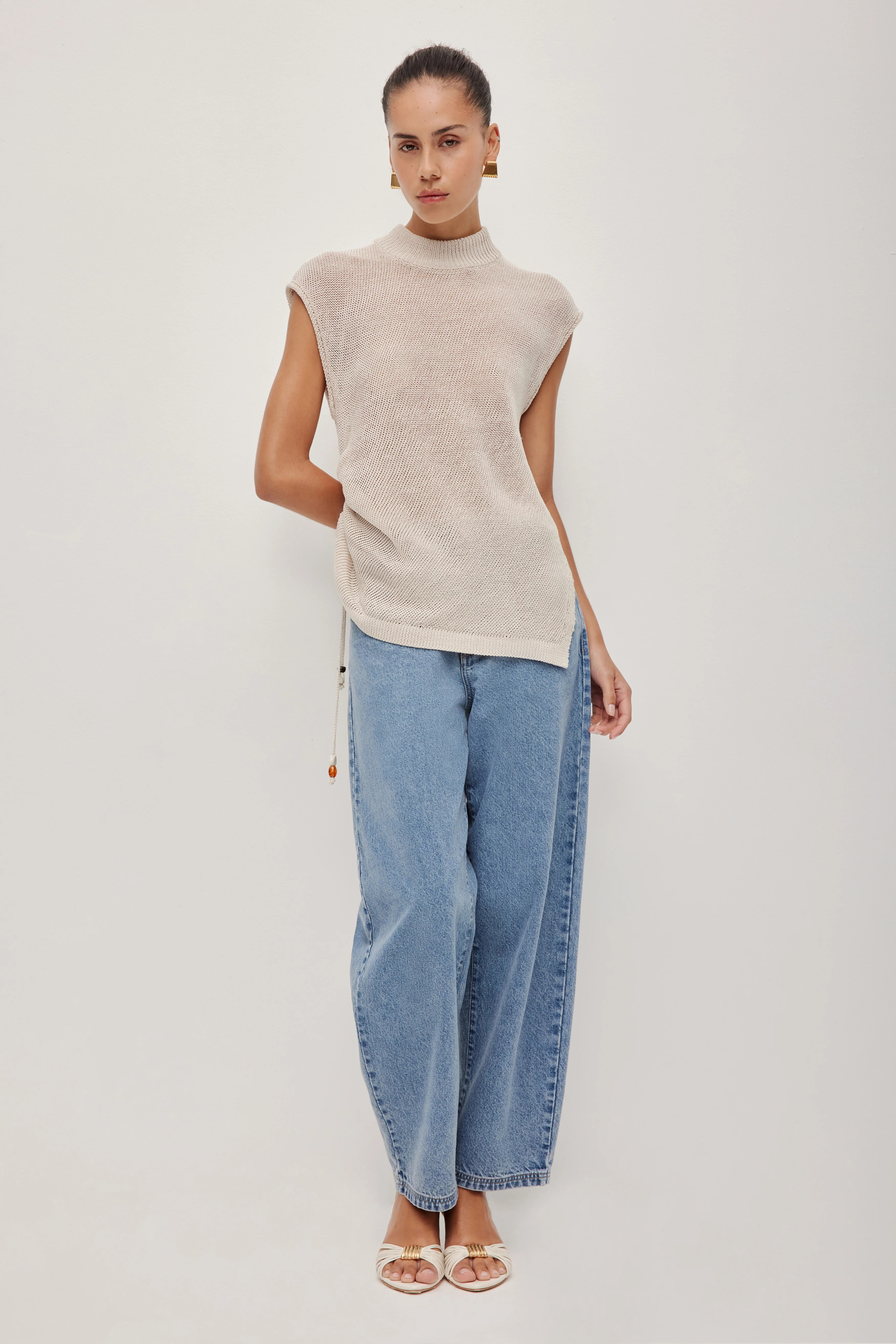 Suri Ruched Knit Top | aje. (Australia)