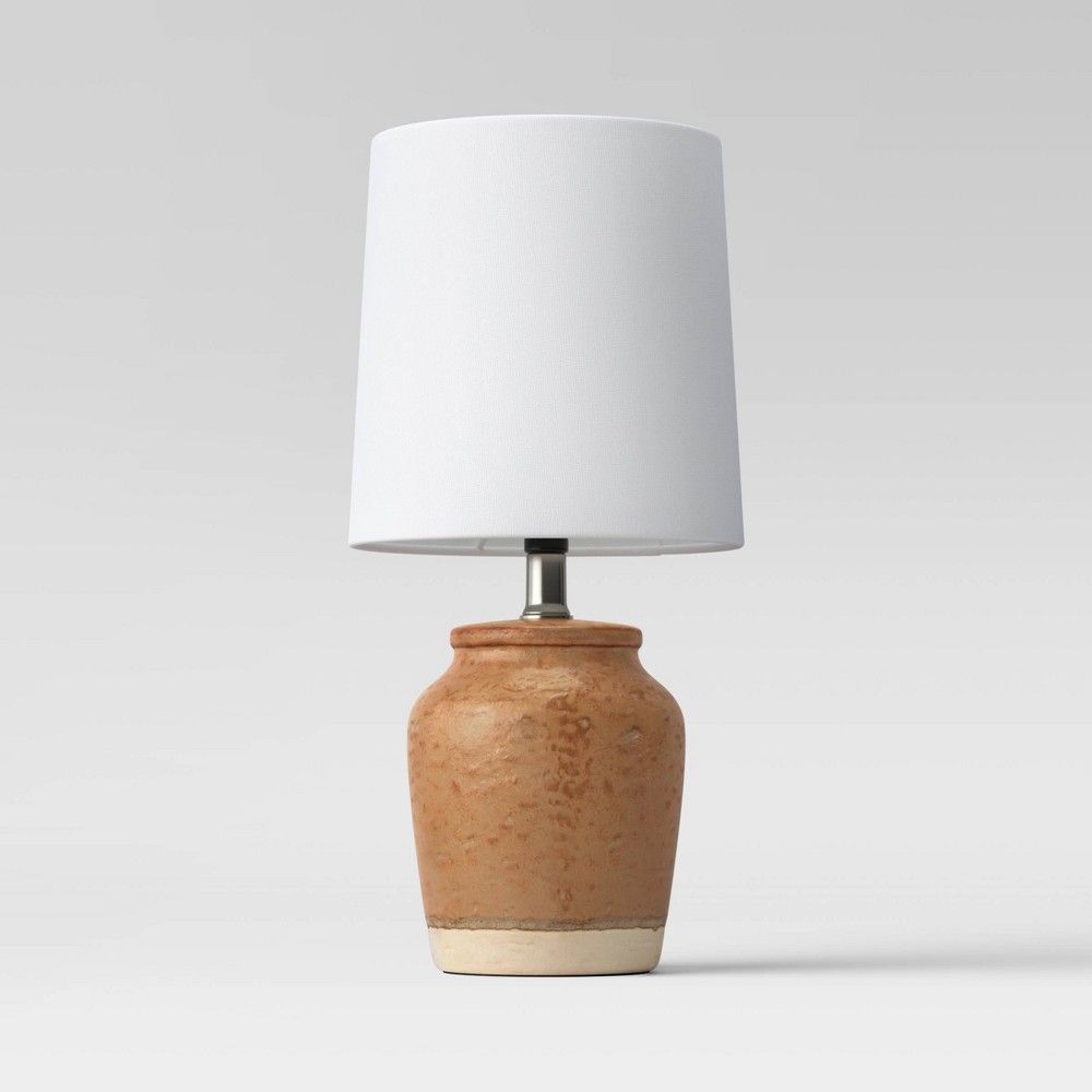 Textural Ceramic Mini Lamp Rust - Threshold™ | Target