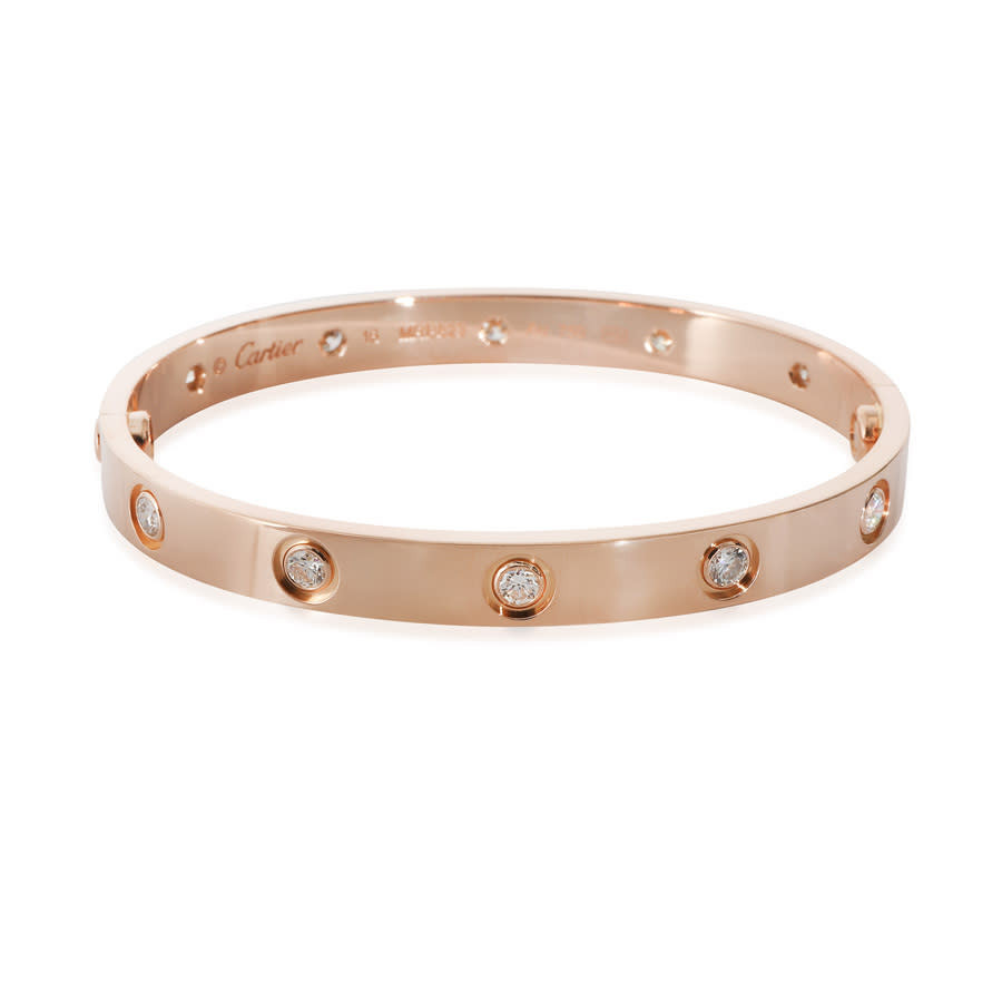Pre-Owned Cartier Love Bracelet in 18k Rose Gold 0.96 CTW | Jomashop.com & JomaDeals.com