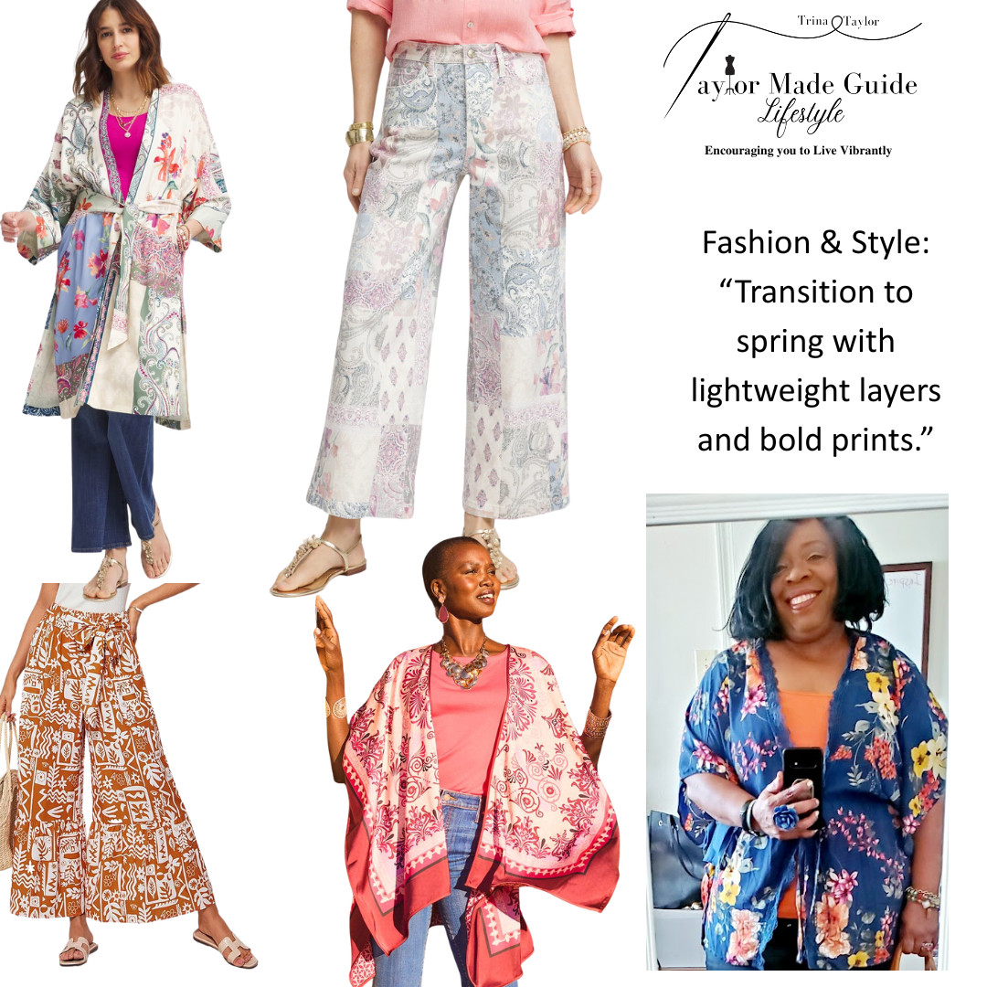 "Ready to transition your wardrobe? Mix lightweight layers with bold prints for a fresh spring look!" 

 #LTKSpringSale #LTKSeasonal #LTKStyleTip