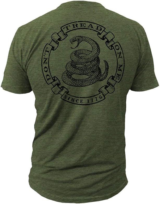 Don't Tread On Me - Militia - Men's T-Shirt DTOM Clothing | Amazon (US)