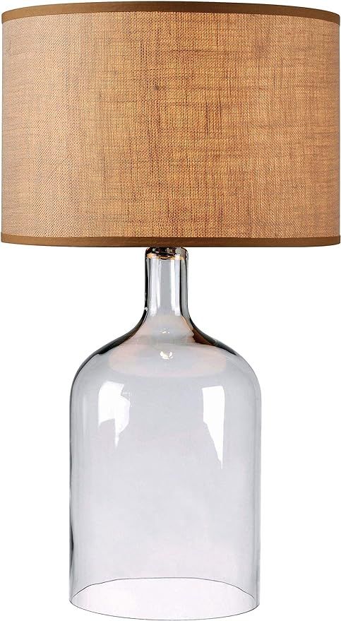 Kenroy Home 32261CLR Capri Table Lamp with Clear Glass Finish, Casual Style, 30" Height, 16" Widt... | Amazon (US)