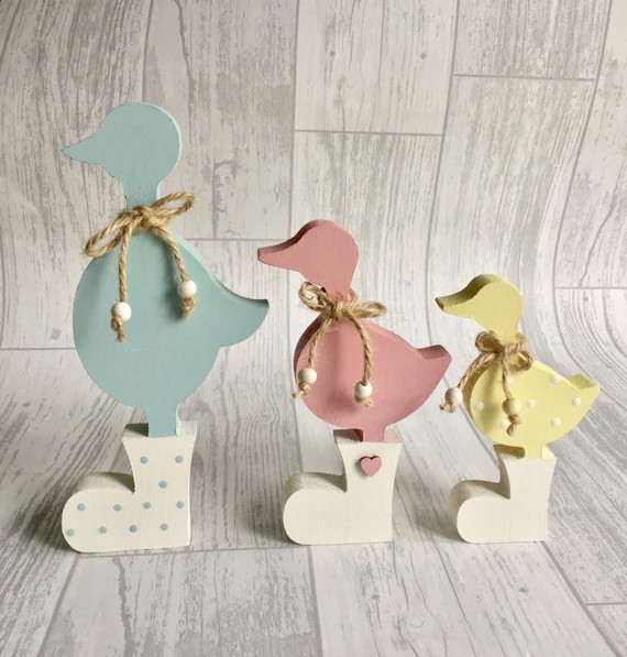 Puddle Duck Family, Ducks with Wellies | Etsy (US)