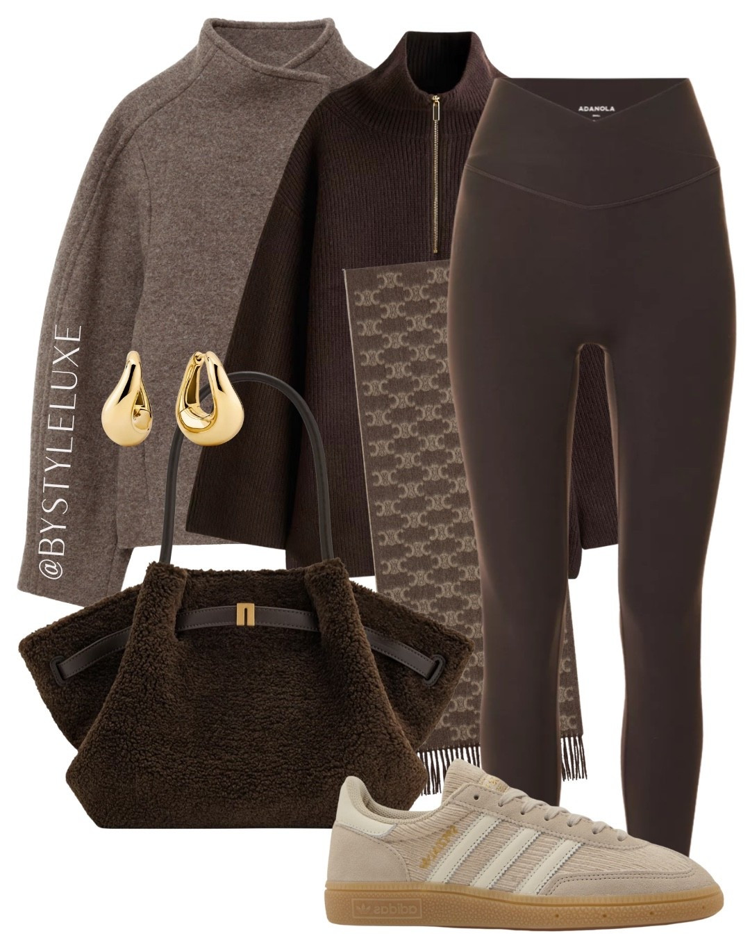 JACKET - styling this versatile jacket with this new in H&M brown half zip, leggings and Spezials for a tonal casual look 

#autumnoutfit #trainers #jacket

#LTKautumn #LTKwinter #LTKshoes
