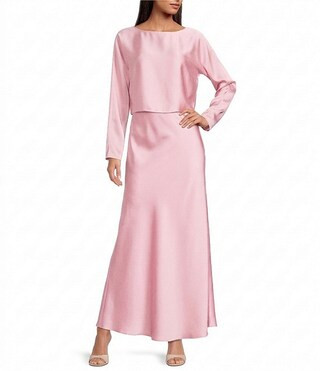 Antonio Melani Bella A-Line Coordinating Satin Maxi Skirt | Dillard's | Dillard's